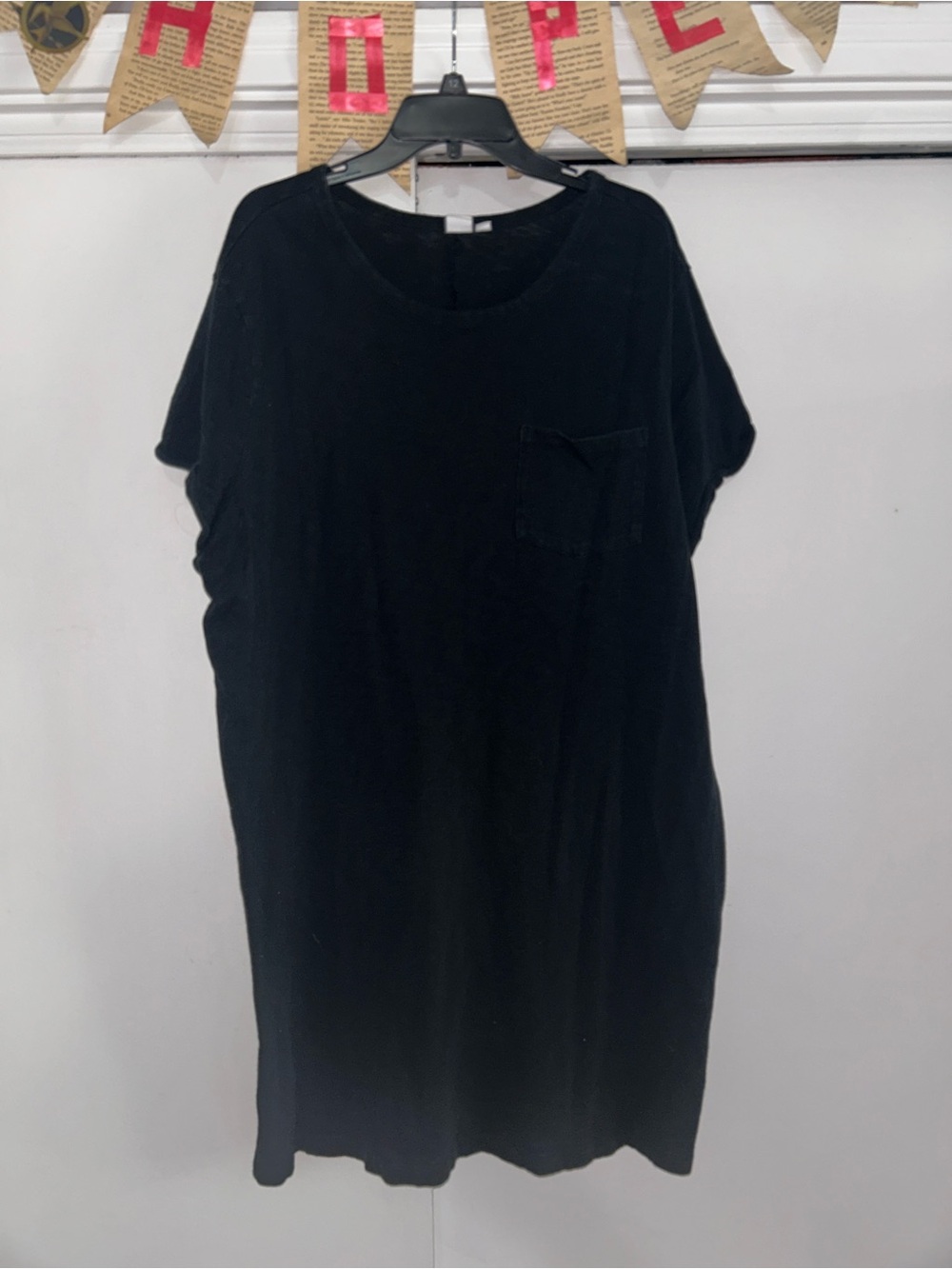 GAP Black Pocket Tee Dress
